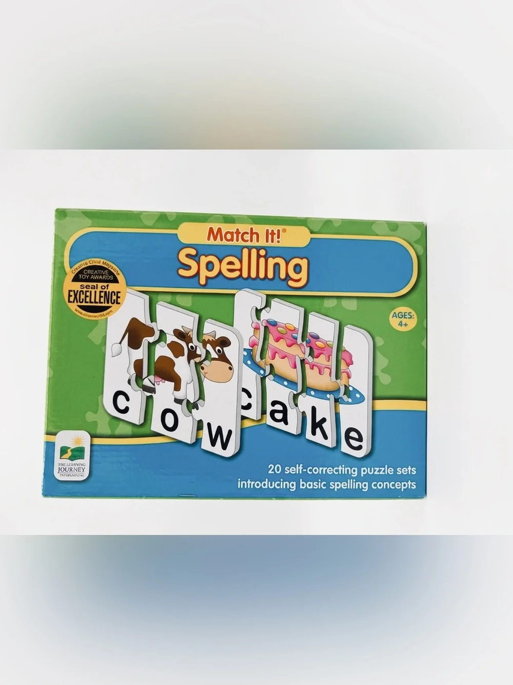 The Learning Journey Match It! Spelling Educational Puzzle Game - Ages 4+
